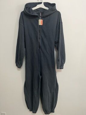 859. FREE PEOPLE Movement jumpsuit in Navy/Marine Sz S NWT $128